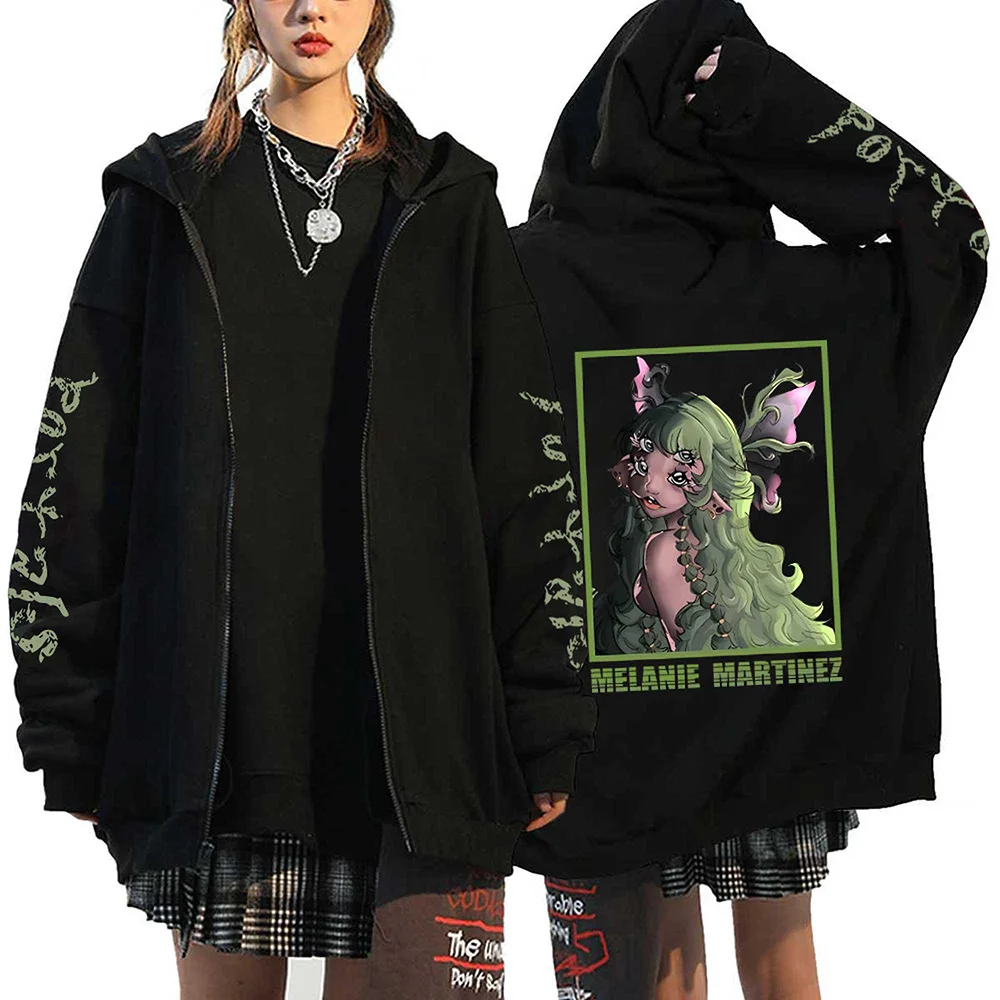 Melanie Martinez Portals Tour Zipper Hoodies Harajuku Casual Hooded Sweatshirts Hip Hop Streetwear Men s Zip 20 - Melanie Martinez Music Store