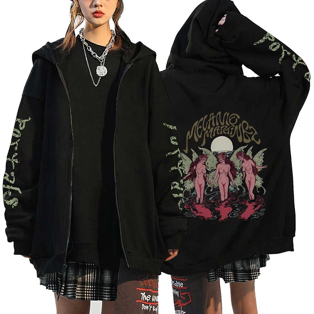 Melanie Martinez Portals Tour Zipper Hoodies Harajuku Casual Hooded Sweatshirts Hip Hop Streetwear Men s Zip - Melanie Martinez Music Store