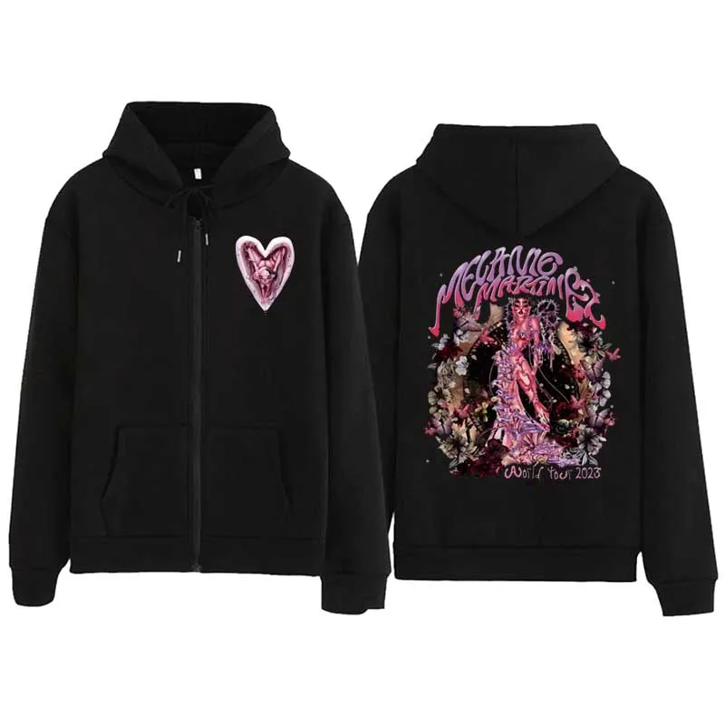 Melanie Martinez Zipper Hoodie Harajuku Cool Portals Womb Print Hooded Long Sleeve Pullover Sweatshirt Coat 1 - Melanie Martinez Music Store