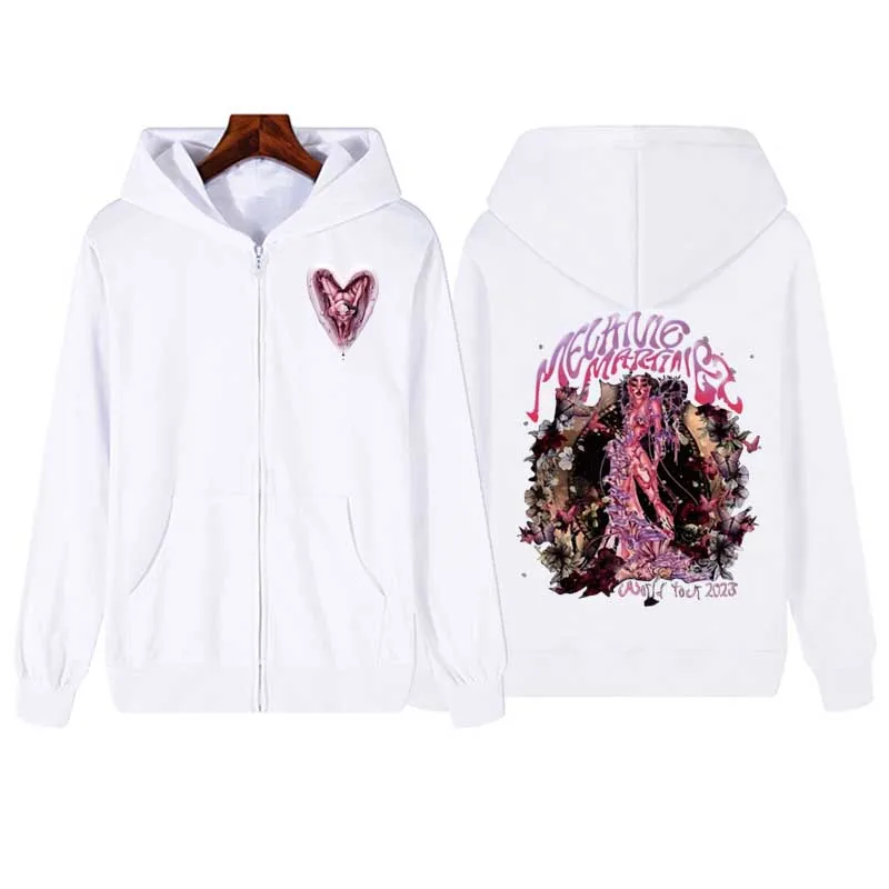 Melanie Martinez Zipper Hoodie Harajuku Cool Portals Womb Print Hooded Long Sleeve Pullover Sweatshirt Coat 3 - Melanie Martinez Music Store