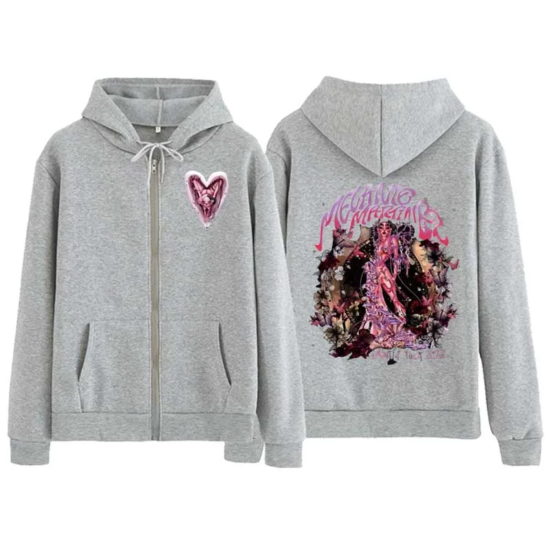 Melanie Martinez Zipper Hoodie Harajuku Cool Portals Womb Print Hooded Long Sleeve Pullover Sweatshirt Coat 4 - Melanie Martinez Music Store