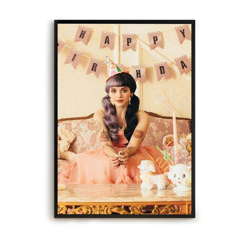 Poster Melanie Martinez Home Decor Pop Singer Paintings on the Wall Aesthetic Room Decoration Posters Canvas 12 - Melanie Martinez Music Store