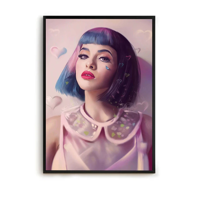 Poster Melanie Martinez Home Decor Pop Singer Paintings on the Wall Aesthetic Room Decoration Posters Canvas 19 - Melanie Martinez Music Store